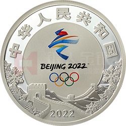 第24屆冬季奧林匹克運(yùn)動(dòng)會(huì)金銀紀(jì)念幣(第1組)15克圓形銀質(zhì)紀(jì)念幣