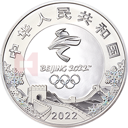 第24屆冬季奧林匹克運動會金銀紀念幣(第2組)1公斤圓形銀質(zhì)紀念幣
